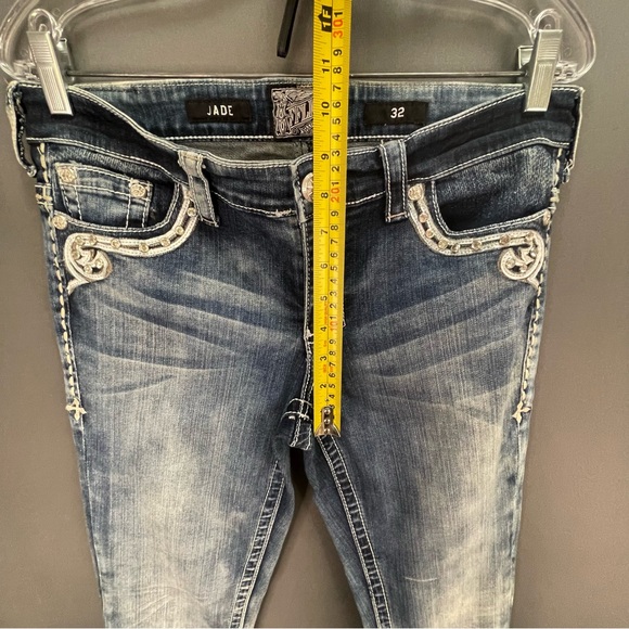 AFFLICTION bedazzled acid wash bootcut jeans - Picture 11 of 13